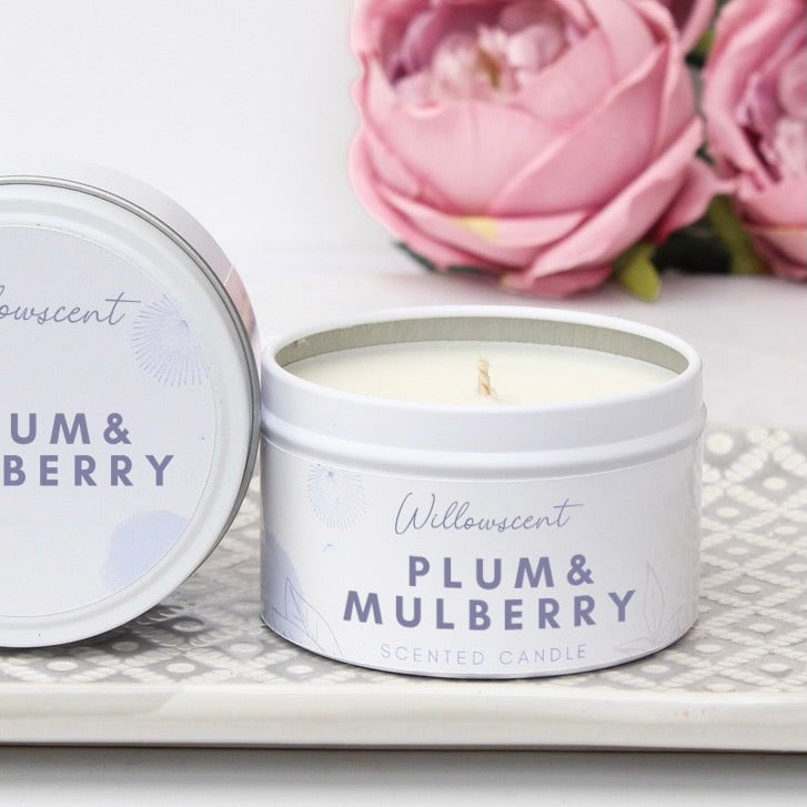 Plum & Mulberry Scented Candle