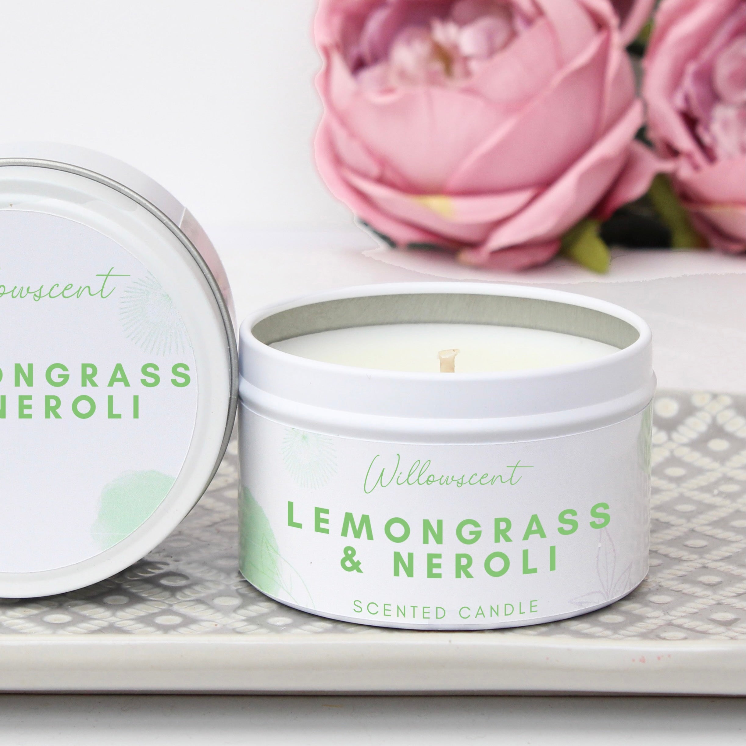 Lemongrass & Neroli Scented Candle