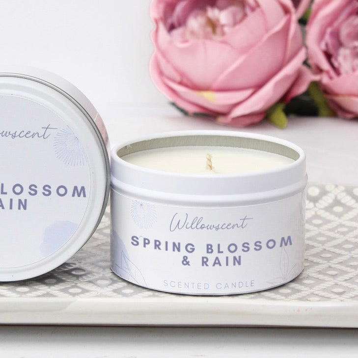 Spring Blossom and Rain Scented Candle