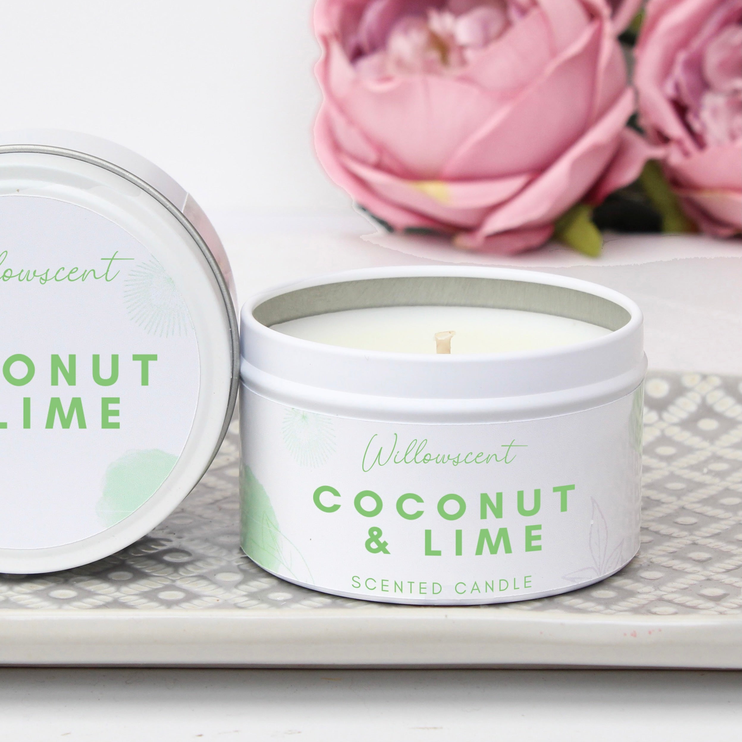 Coconut & Lime Scented Candle