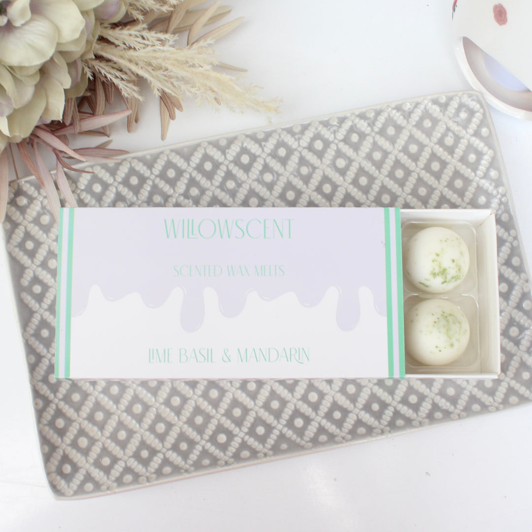 Lime Basil & Mandarin Scented Wax Melts