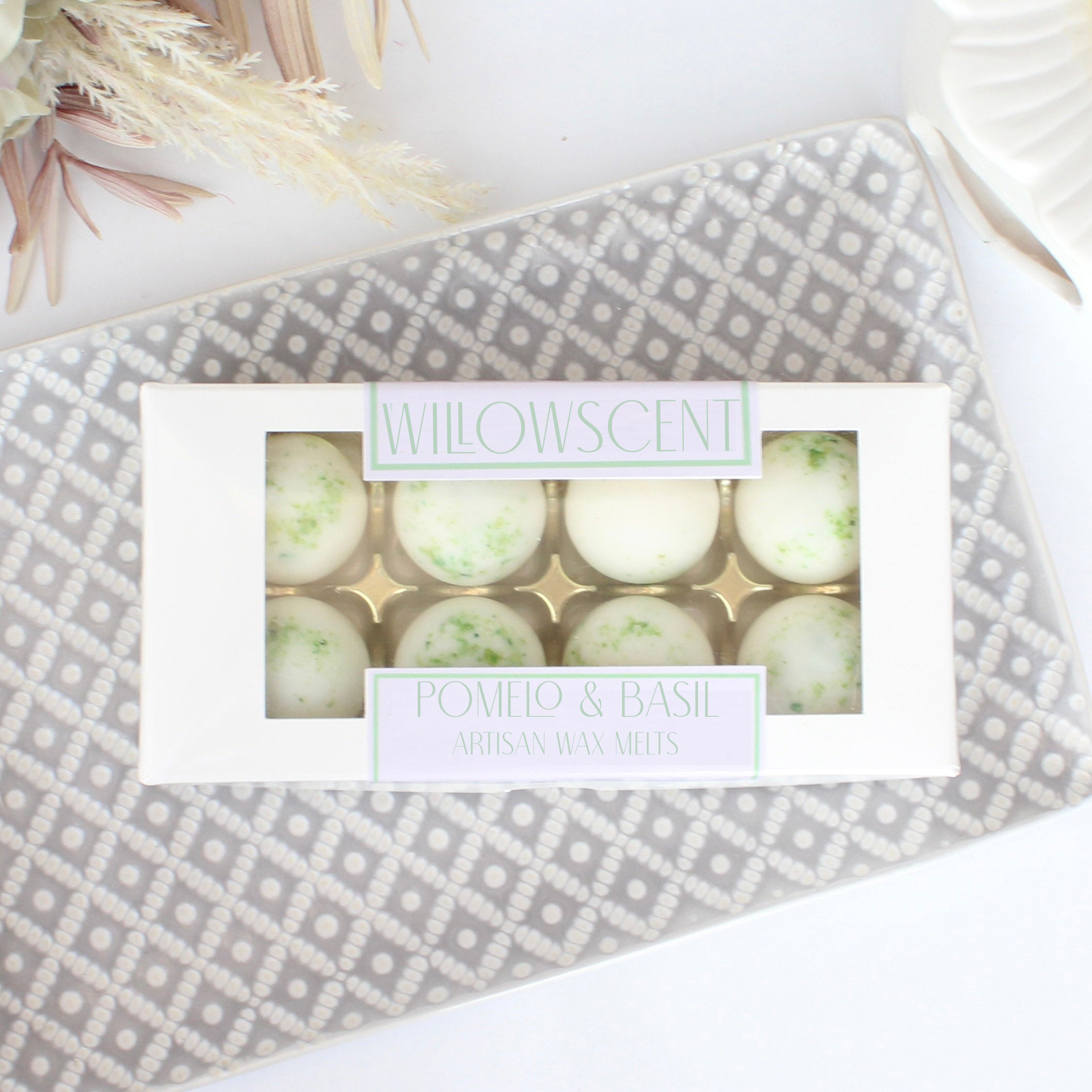 Pomelo & Basil Scented Wax Melts